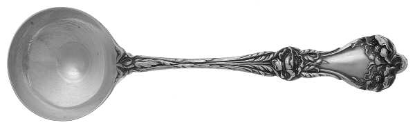 Majestic (Sterling, 1900, No Monograms) Large Round Bowl Soup Spoon (Bouillon)