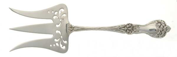 Majestic (Sterling, 1900, No Monograms) Solid Toast Serving Fork