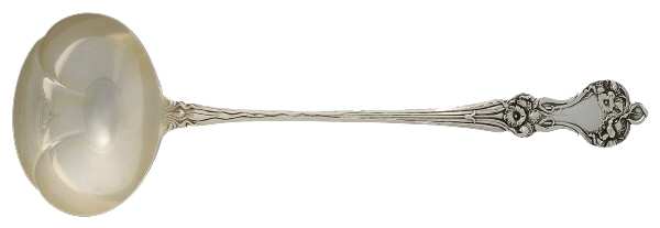 Majestic (Sterling, 1900, No Monograms) Solid Soup Ladle