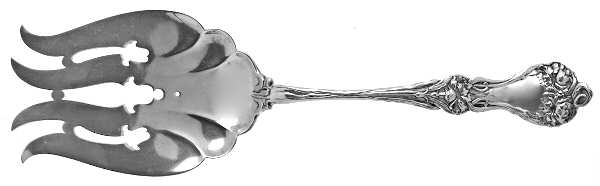 Majestic (Sterling, 1900, No Monograms) Large Solid Fish Serving Fork