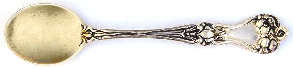 Majestic (Sterling, 1900, No Monograms) Large Chocolate Spoon