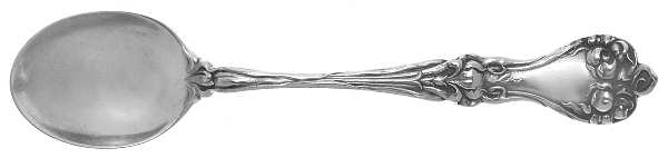 Majestic (Sterling, 1900, No Monograms) Large Chocolate Spoon