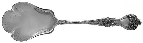 Majestic (Sterling, 1900, No Monograms) Solid Salad Serving Spoon