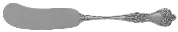 Majestic (Sterling, 1900, No Monograms) Flat Handle Butter Spreader