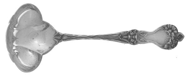 Majestic (Sterling, 1900, No Monograms) Solid Piece Cream Ladle