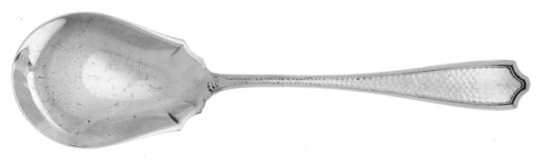 Maryland-Hammered (Sterling, 1910) Small Solid Berry/Casserole Spoon