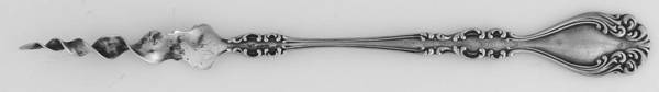 Marsailles (Sterling, 1890) One Tine Butter Pick