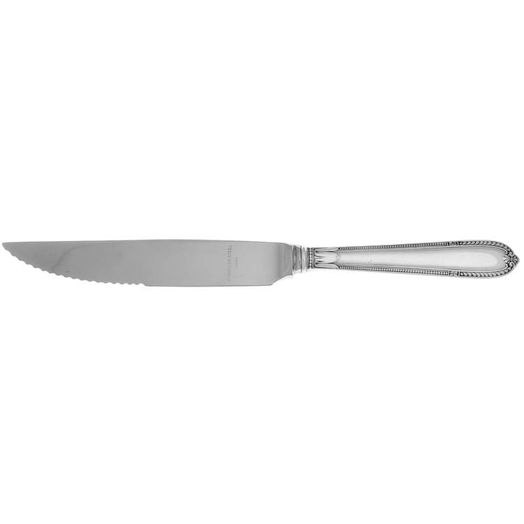 Miss Alvin (Sterling, 1931, No Monograms) Steak Knife Individual Hollow, Serrate HC