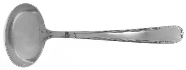 Miss Alvin (Sterling, 1931, No Monograms) Solid Gravy Ladle