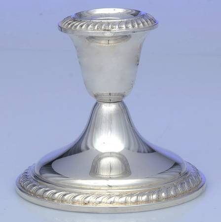 Sterling Hollowware Weighted Candleholder