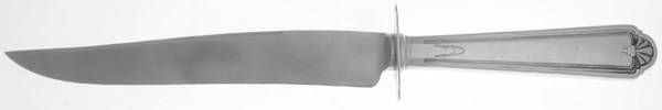 Modern Colonial (Sterling, 1928) Large Carving/Roast Knife StnlBl w/Sterling Guard