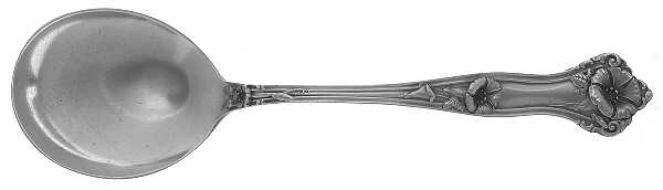 Morning Glory (Sterling, 1909) Round Bowl Soup Spoon (Gumbo)