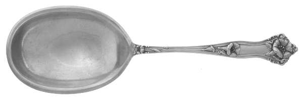 Morning Glory (Sterling, 1909) Vegetable Serving Spoon (Solid)