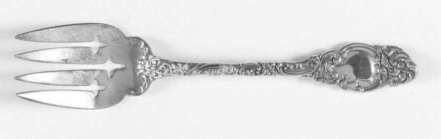 Monterey (Sterling, 1895) Large Solid Tined Sardine Serving Fork