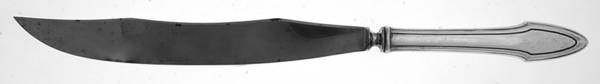 Molly Stark (Silverplate, 1916) Large Stainless Blade Roast Carving Knife