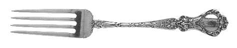 Nuremburg (Sterling, 1903, No Monograms) Fork