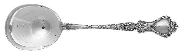 Nuremburg (Sterling, 1903, No Monograms) Round Bowl Soup Spoon (Gumbo)