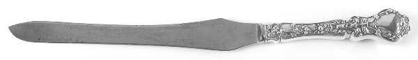 Nuremburg (Sterling, 1903, No Monograms) Large Stainless Blade Roast Carving Knife