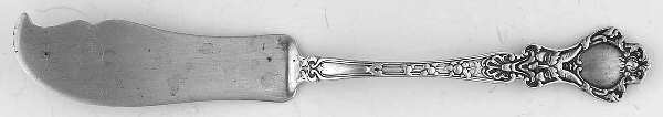 Nuremburg (Sterling, 1903, No Monograms) Flat Handle Master Butter Knife