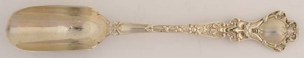 Nuremburg (Sterling, 1903, No Monograms) Solid Cheese Scoop