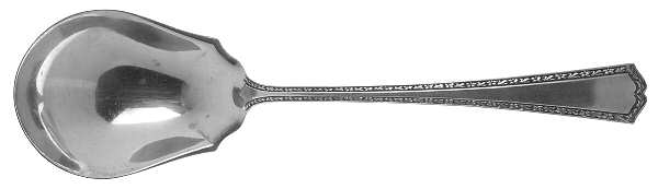 Orange Blossom-New (Sterling, 1920) Small Solid Berry/Casserole Spoon
