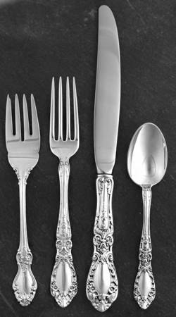 Prince Eugene (Sterling, 1950) 4 Piece Dinner Size Setting
