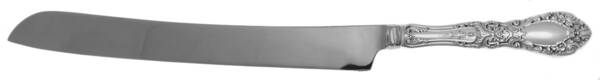 Prince Eugene (Sterling, 1950) Wedding Cake Knife with Stainless Blade HC