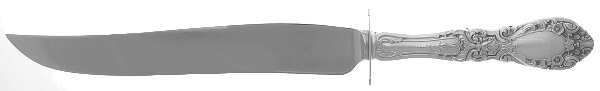 Prince Eugene (Sterling, 1950) Large Stainless Blade Roast Carving Knife
