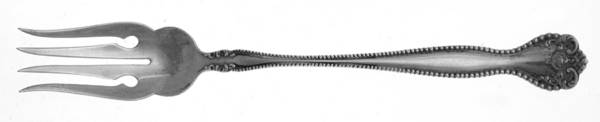 Raleigh (Sterling, 1900) Small Individual Solid Fish/Salad Fork