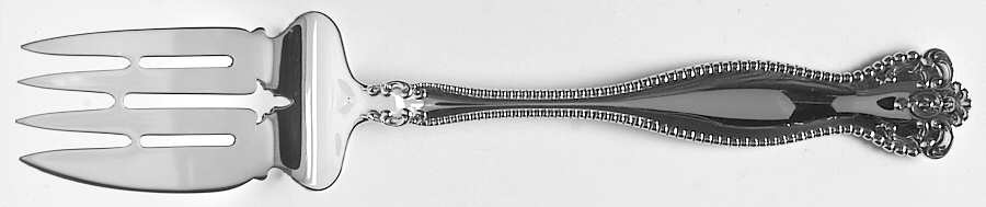 Raleigh (Sterling, 1900) Medium Solid Cold Meat Serving Fork