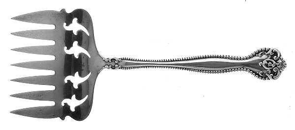 Raleigh (Sterling, 1900) Small Solid Tined Sardine Serving Fork