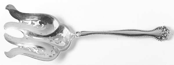 Raleigh (Sterling, 1900) Large Solid Asparagus Serving Fork