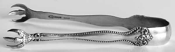 Raleigh (Sterling, 1900) Large Sugar Tongs