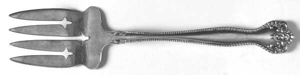 Raleigh (Sterling, 1900) Large Solid Tined Sardine Serving Fork