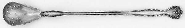 Raleigh (Sterling, 1900) Pierced Bowl Long Handle Olive Spoon