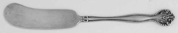 Raleigh (Sterling, 1900) Flat Handle Butter Spreader