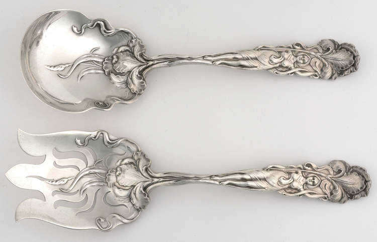 Raphael (Sterling, 1902) Solid Oversized Serving Salad Set