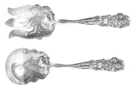 Raphael (Sterling, 1902) (2 Pc) Solid Salad Set