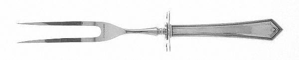 Richmond (Sterling, 1929) Small Steak Carving Fork with Stainless Prongs
