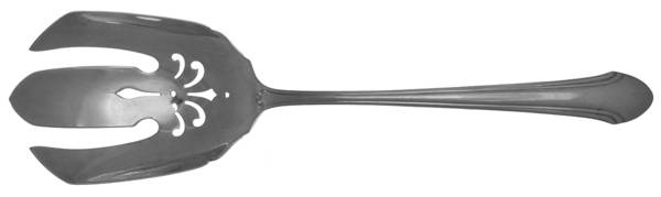 Romantique (Sterling, 1933, No Monograms) Solid Salad Serving Fork