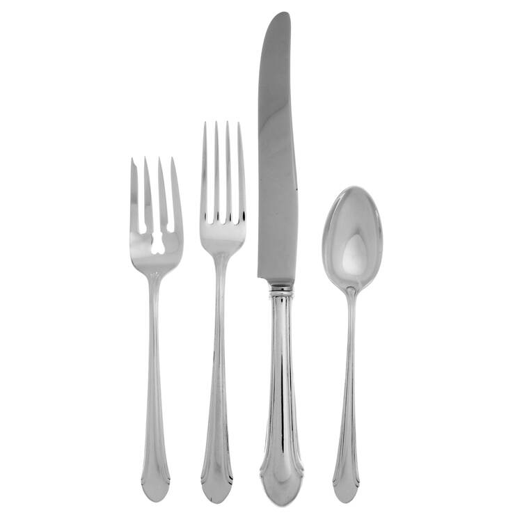 Romantique (Sterling, 1933, No Monograms) 32  Piece Estate Set