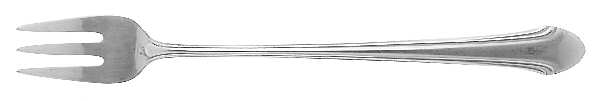 Romantique (Sterling, 1933, No Monograms) Cocktail/Seafood Fork