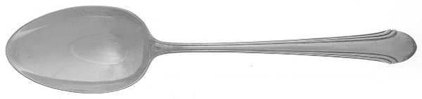 Romantique (Sterling, 1933, No Monograms) Tablespoon (Serving Spoon)
