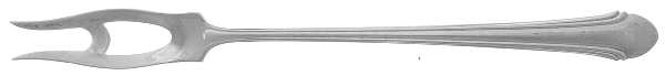 Romantique (Sterling, 1933, No Monograms) Old Style Pickle Fork