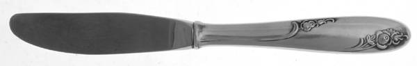 Rosecrest (Sterling, 1955) Modern Hollow Butter Spreader (Stainless)