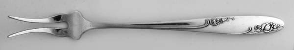 Rosecrest (Sterling, 1955) Short Handle Pickle/Olive Fork