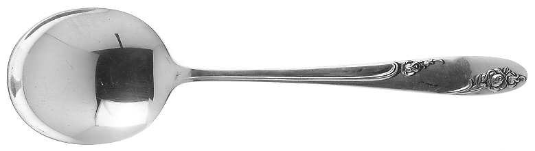 Rosecrest (Sterling, 1955) Round Bowl Soup Spoon (Cream Soup)