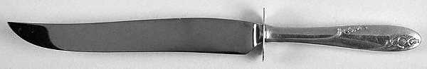 Rosecrest (Sterling, 1955) Large Stainless Blade Roast Carving Knife