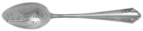 Shenandoah (Sterling, 1912, No Monograms) Souvenir Spoon (Teaspoon)