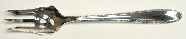 Southern Charm (Sterling, 1947) Pickle Fork Pierced with Short Handle HC